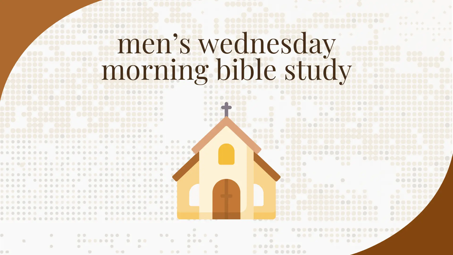 men's wednesday morning bible study