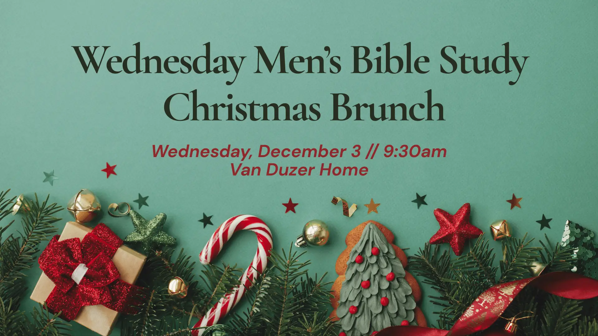Wednesday Men’s Bible Study Christmas Brunch