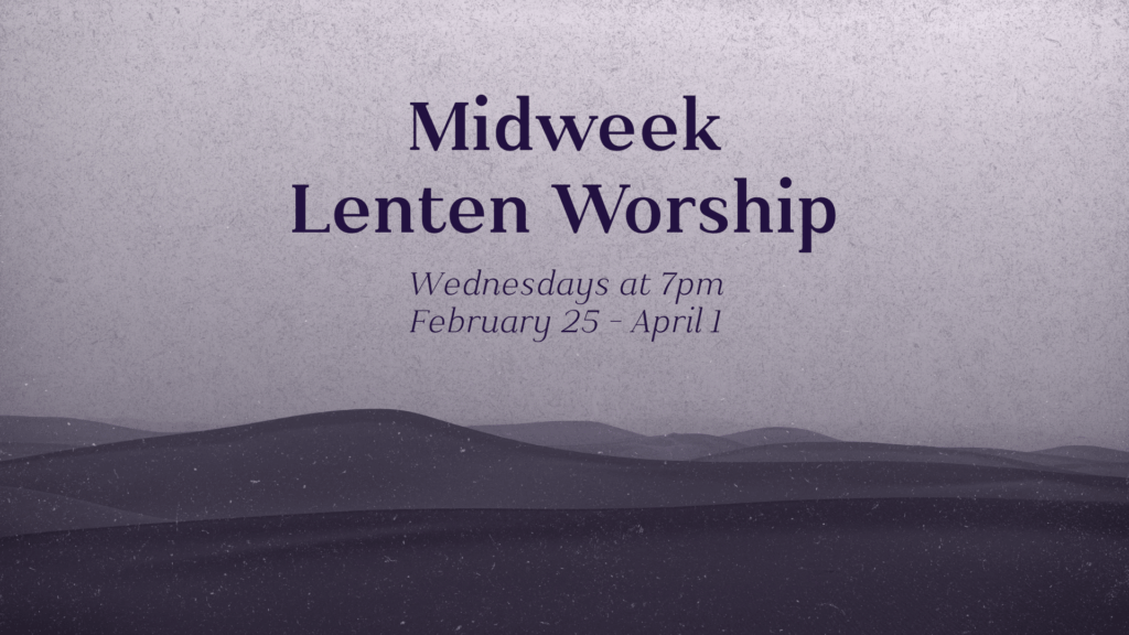 Midweek Lenten Worship