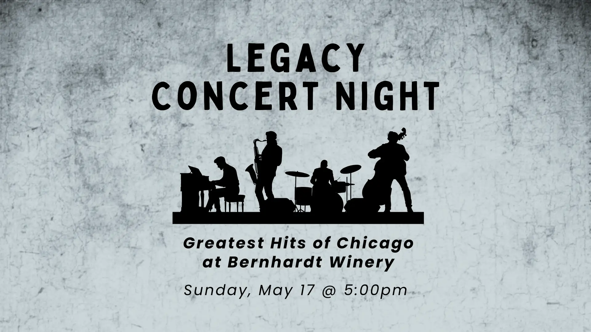 Legacy Concert Night - Chicago Tribute Band // Sunday, May 17 at 5pm